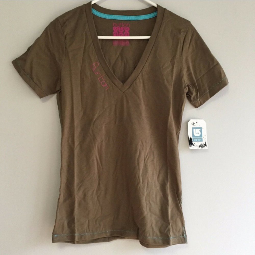 Burton Women's Grow V-Neck Tee T-Shirt Capers